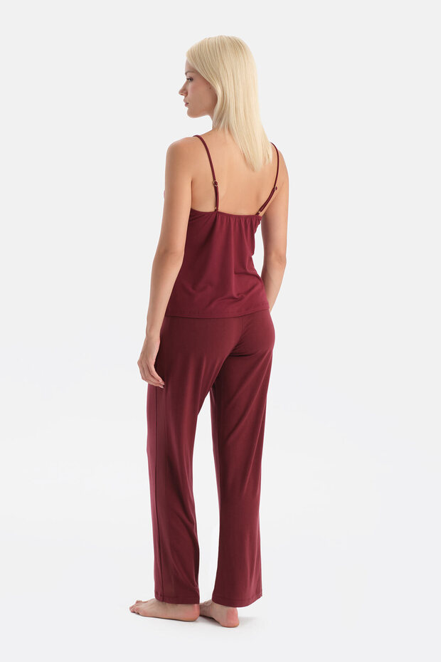 Bordo Basic Askılı Atlet - 2