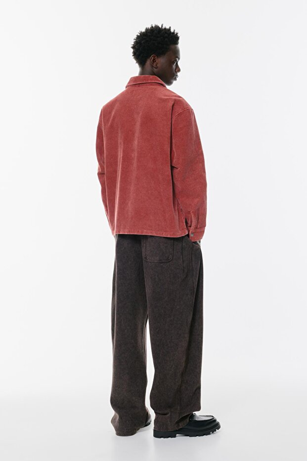 Kadife ince ceket - 5