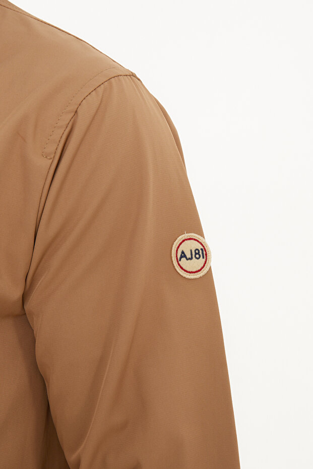 Basic Çift Cepli Gabardin Mevsimlik Mont - 7