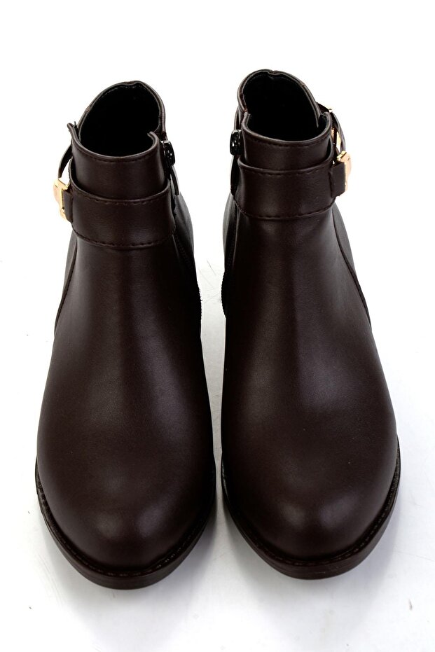 Kahve Kadın Bot & Bootie K02140000909 - 4