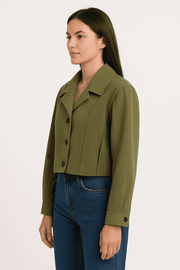 PİLE DETAYLI TRENC - 2