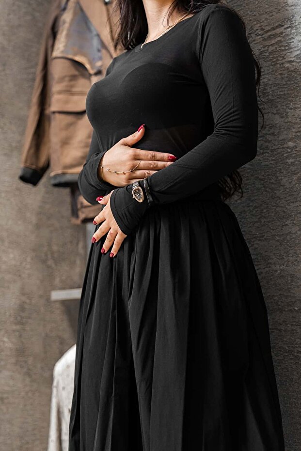 MİDİ PUFFER ETEK - 3