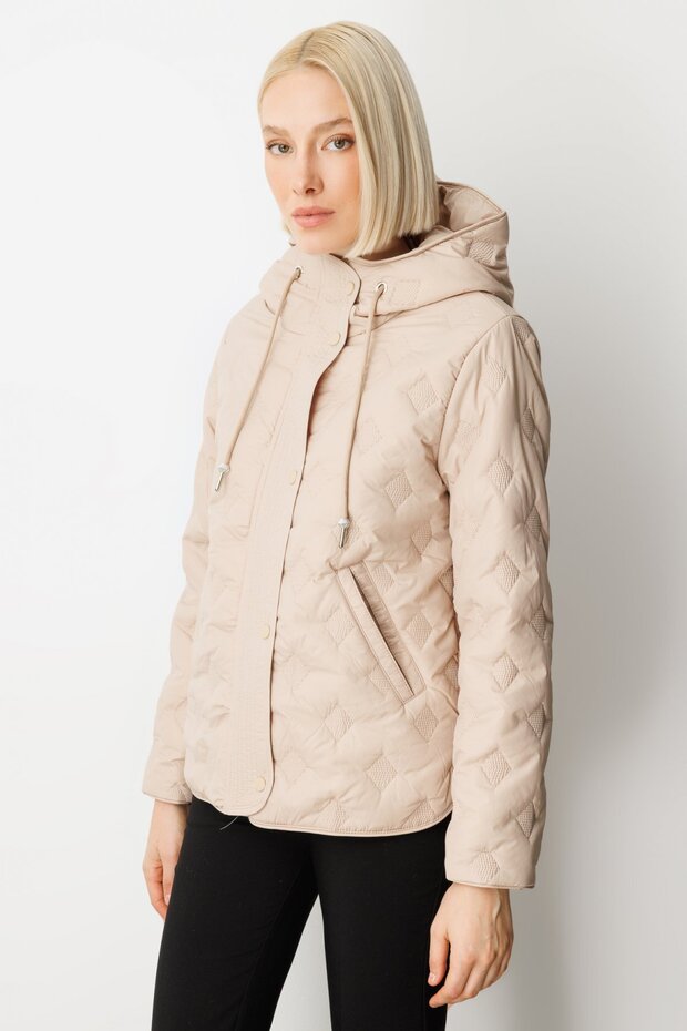 Kapüşonlu Şişme Mont - 2