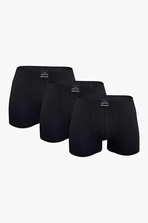 Men's 3-Piece Black Premium Collection Modal Boxer 3m251
