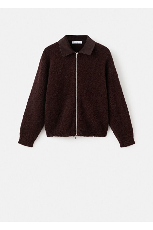 Kadife yaka buklet ceket - 3