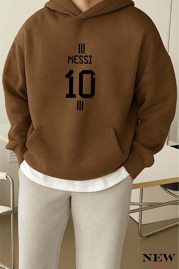 Messi Baskılı Sweatshirt - 1
