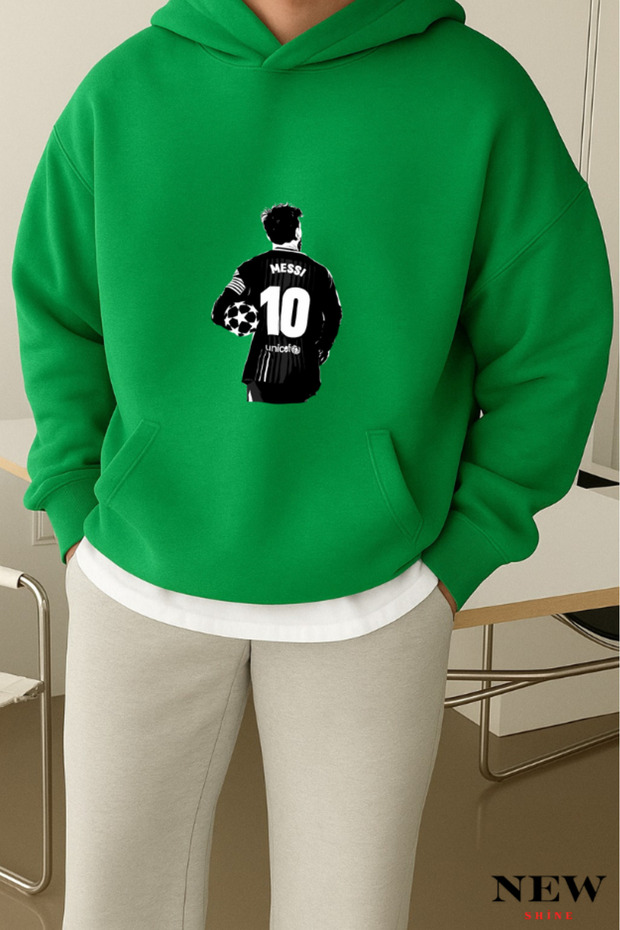 سويت شيرت بطبعة ميسي - 1