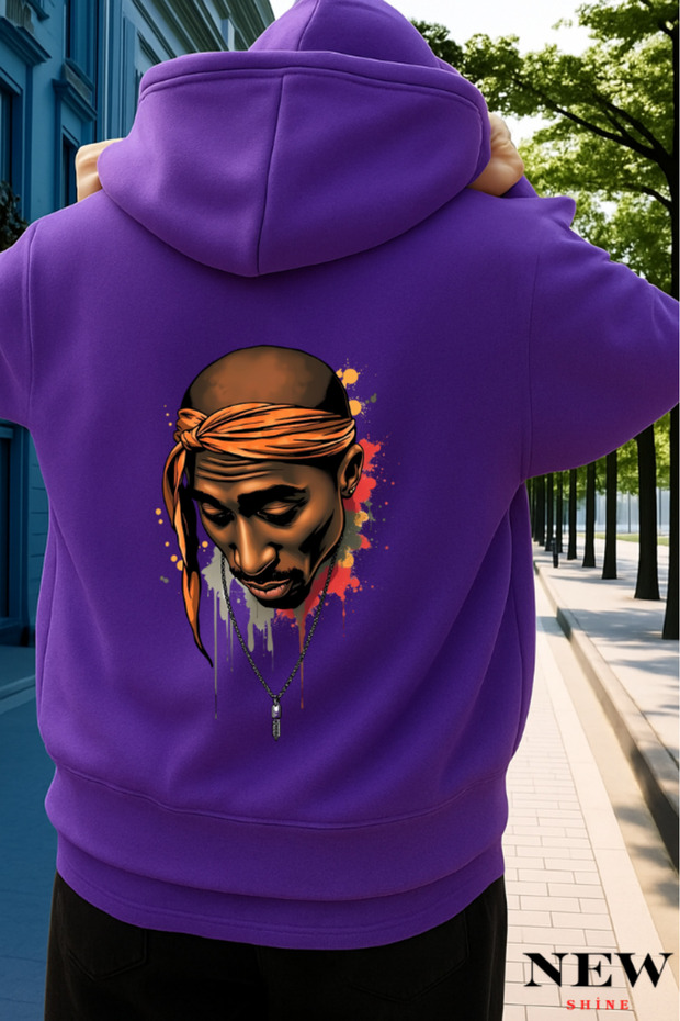 Hanorac imprimat Tupac - 1