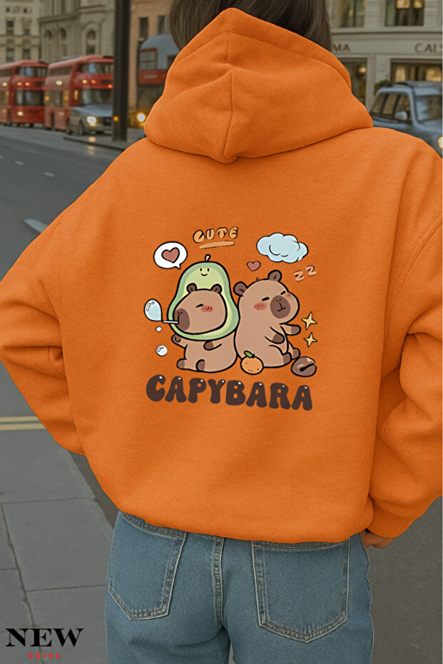 سويت شيرت كابيبارا مطبوع - 1