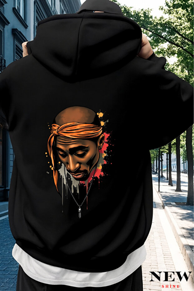 سويت شيرت مطبوع من توباك - 1