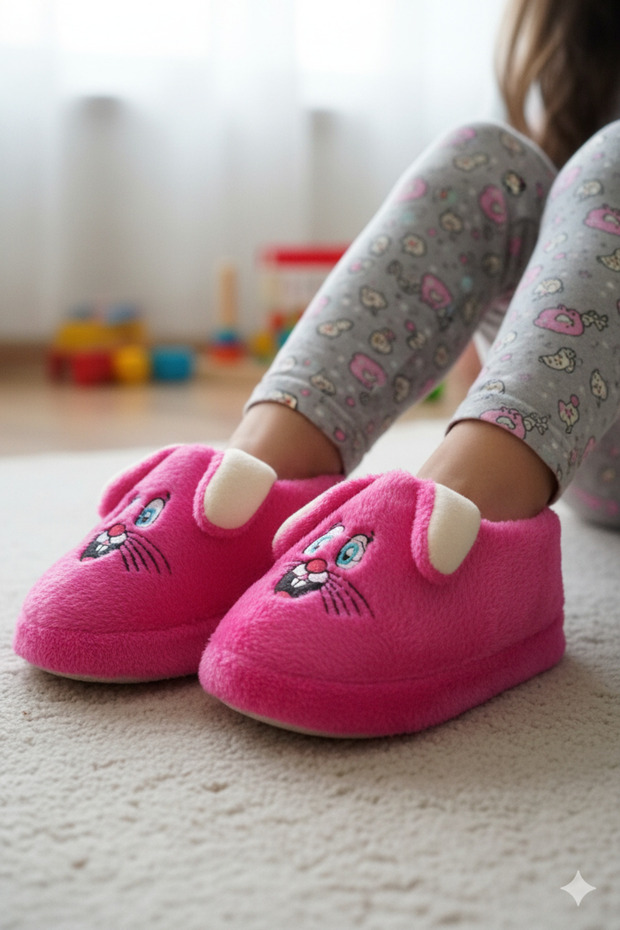 Children's Rabbit Slippers - 1