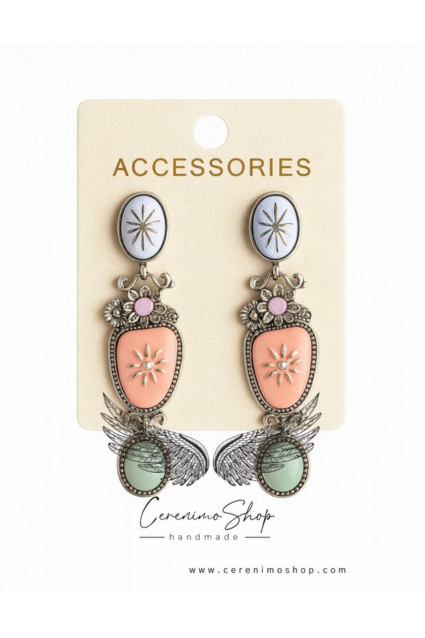 Zr Design Gold Bohemian Dream Earrings