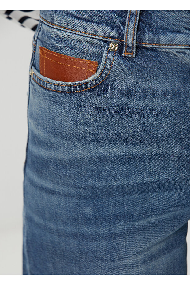 Pratoblue Mavi Jean Pantolon - 5