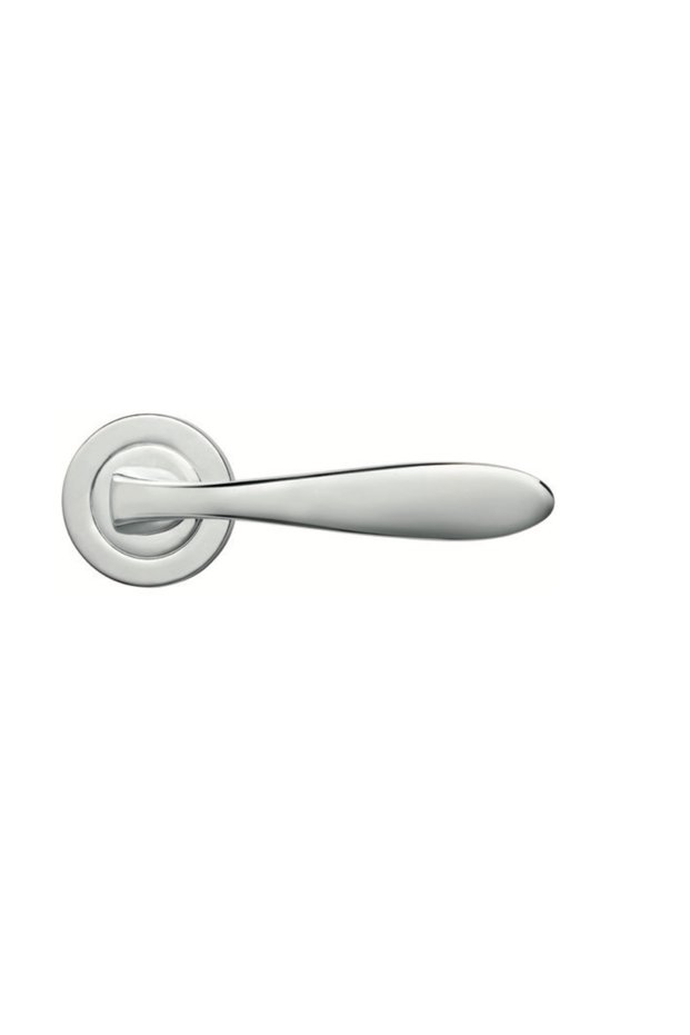 1021.09 Chrome Door Handle Set | Room Type Interior Door Handle Set