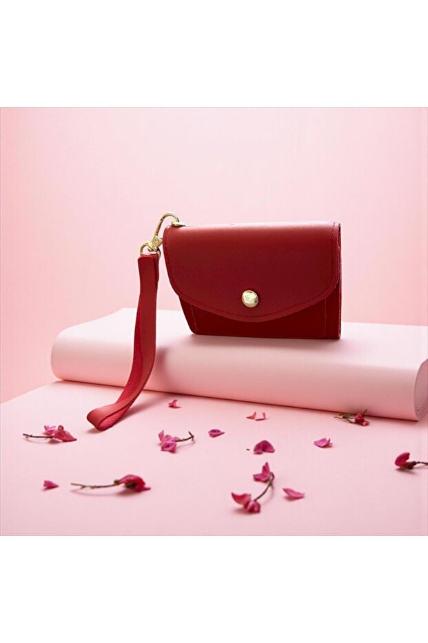 Women's Wallet and Card Holder with Wrist Strap