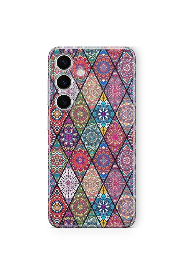 Samsung Galaxy A36 Compatible Artistic Pattern Design Printed Transparent Case - 1