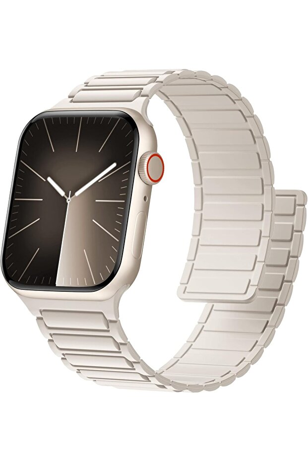Silicone Magnetic Band Compatible with Apple Watch 49mm 45mm 46mm 44mm 42mm