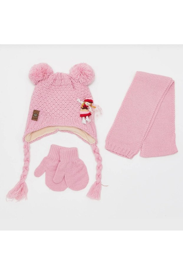 Scarf Beanie Gloves Baby Set