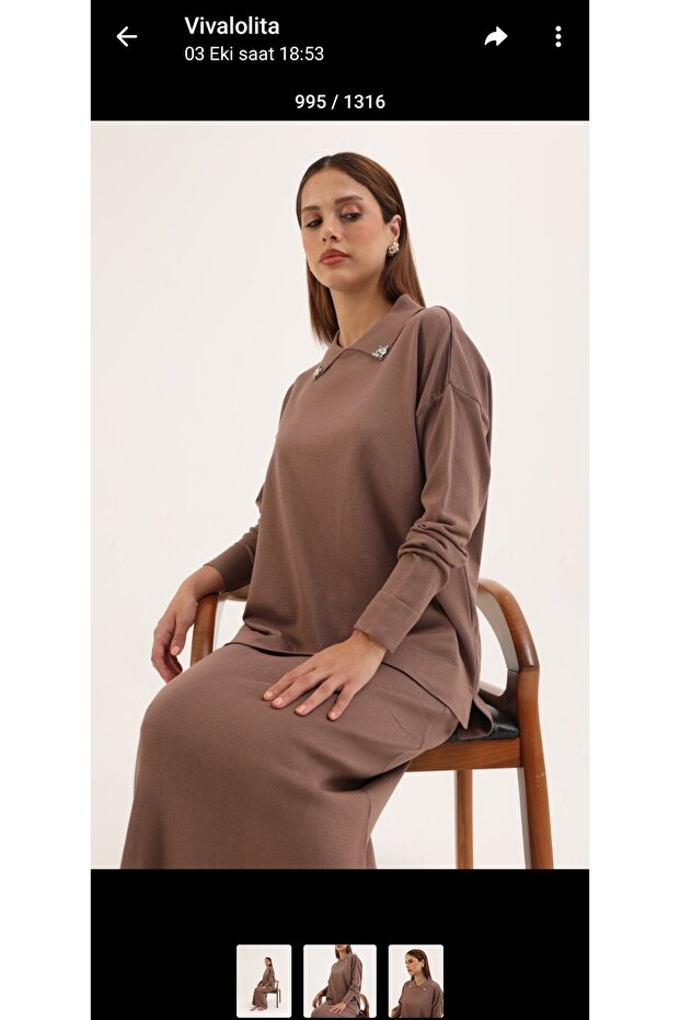 Etekli triko takim - 3