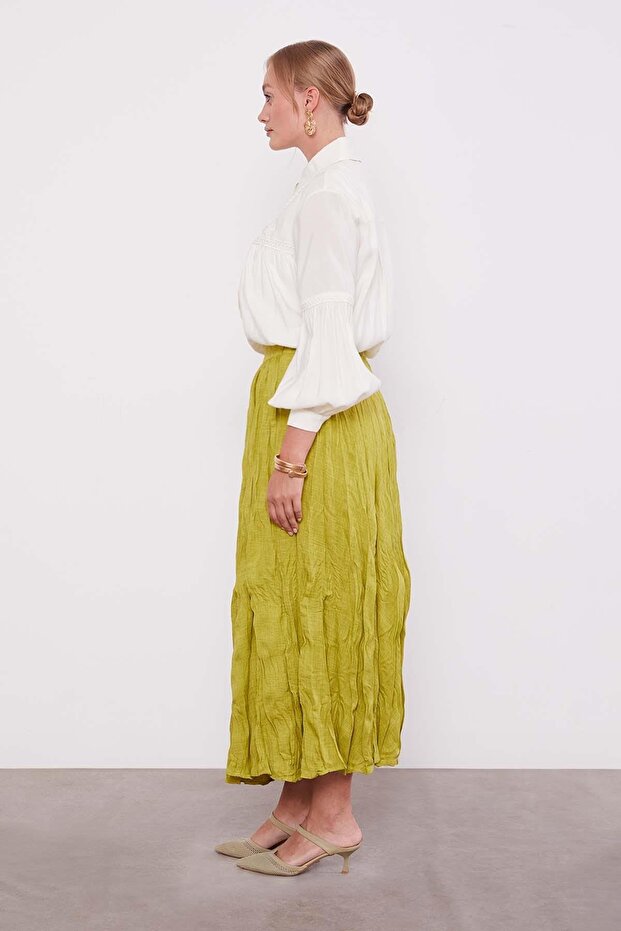 Asit Kırışık Model Etek - 3