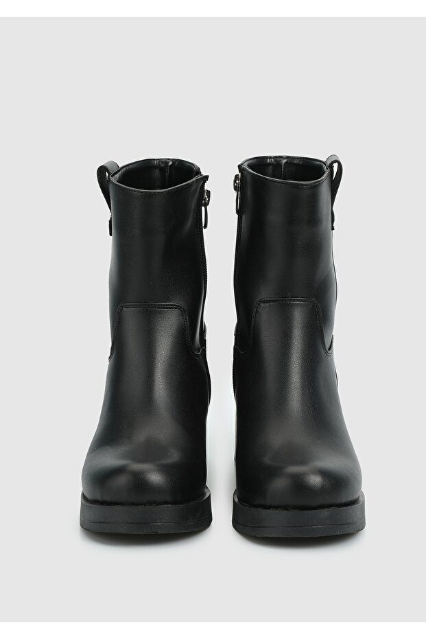 Siyah Kadın Bootie - 3