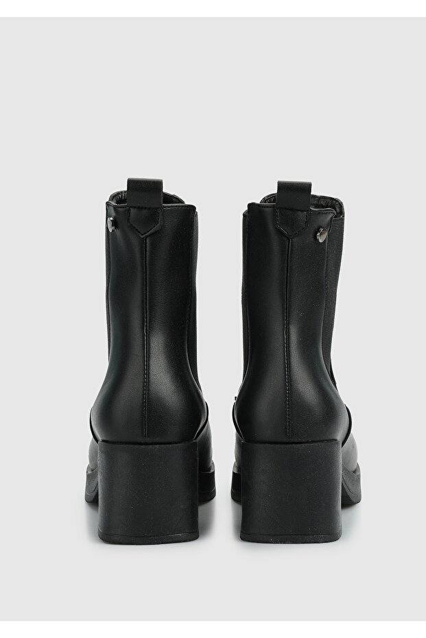 Siyah Kadın Bootie - 4