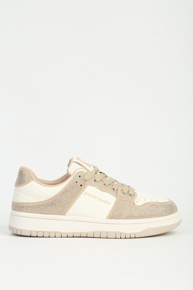 White Beige Women's Sports Shoes Imported Pci-11505