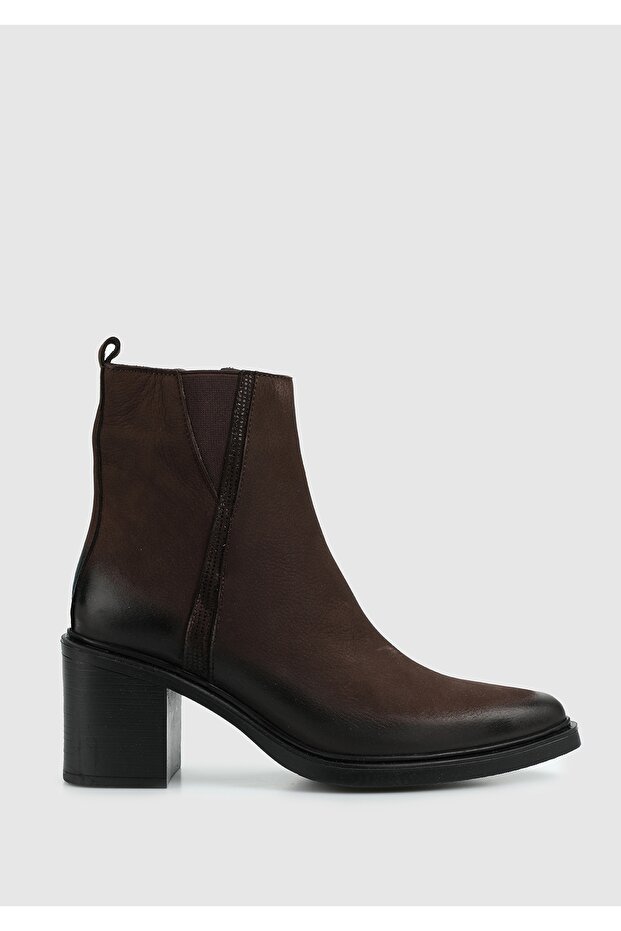 Brown Leather Women's Boots