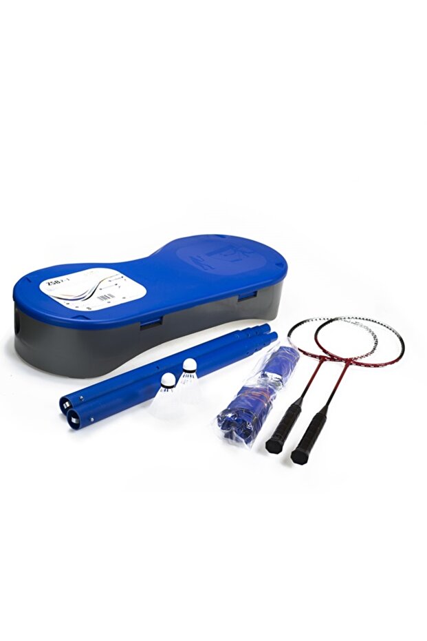 ZSB2 2-in-1 SET: BADMINESS NET + TENNIS NET + 2 RACKETS + 2 SHUTTLES + NILS CASE - 2