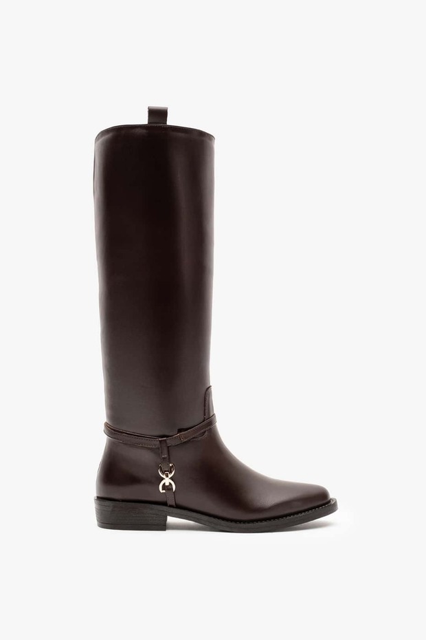 Dublin Brown Leather Women's Boots