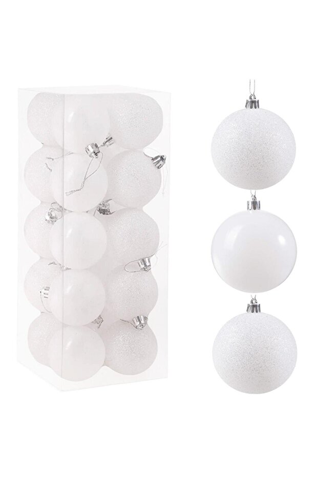 Коледна украса - Бяло - 2