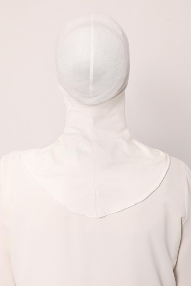 Ekru Hijabchi Boyunluklu Bone - 4