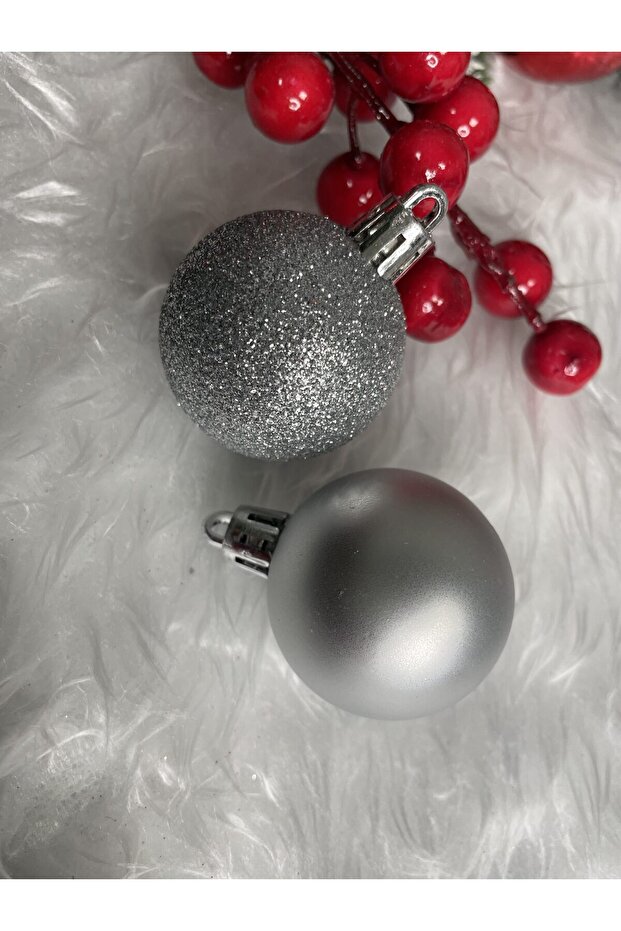Коледна украса - Сребристо - 17