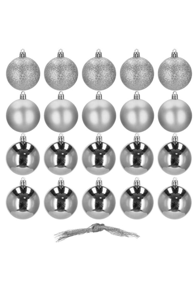 Коледна украса - Сребристо - 9