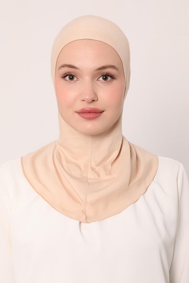 A.Bej Hijabchi Boyunluklu Bone - 3