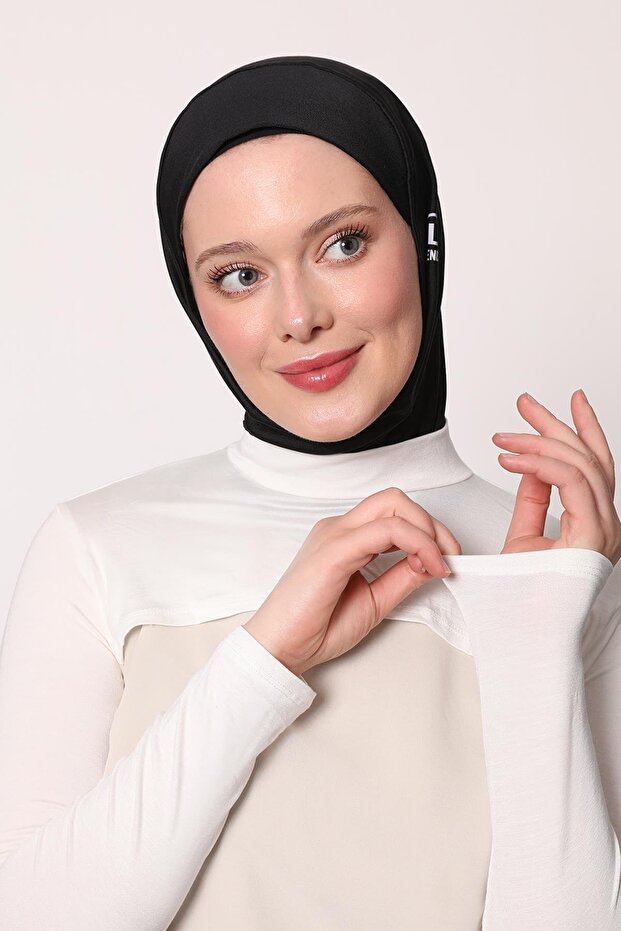 أكمام عملية ذات لون إكرو مع رباط للرقبة