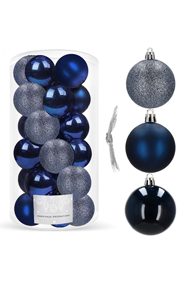 Коледна украса - Синьо - 12