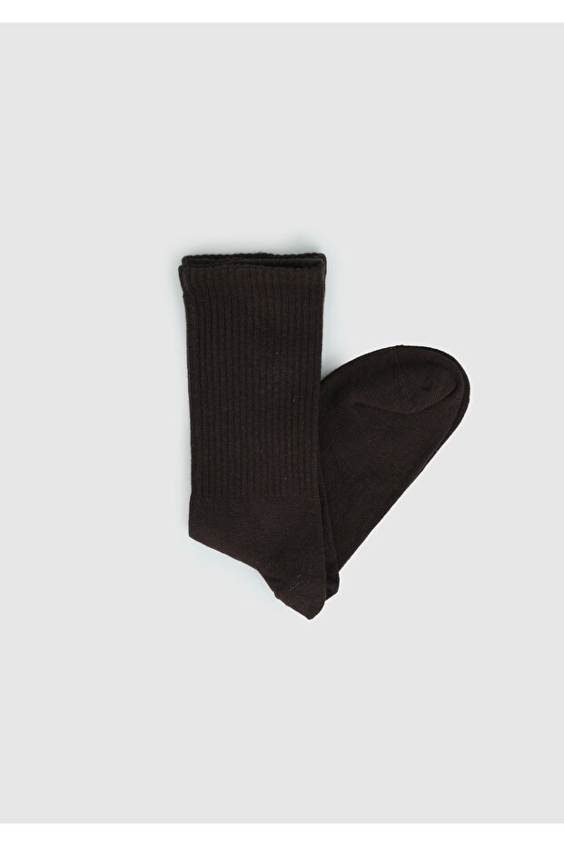 جوارب بنية اللون، جوارب طويلة بنية اللون - 2