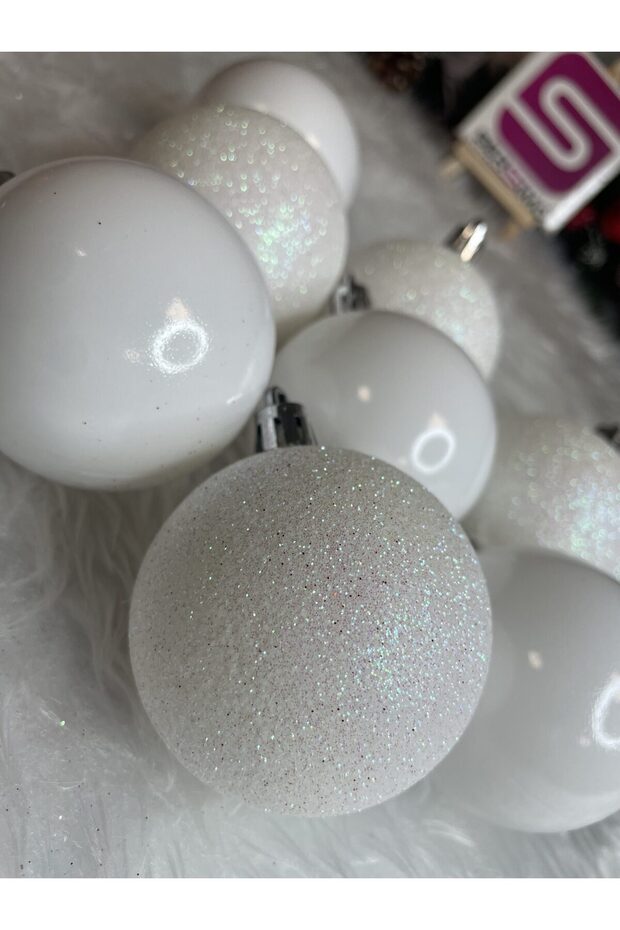 Коледна украса - Бяло - 11