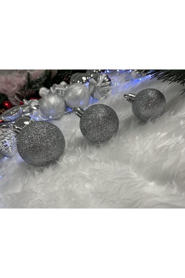 Коледна украса - Сребристо - 22