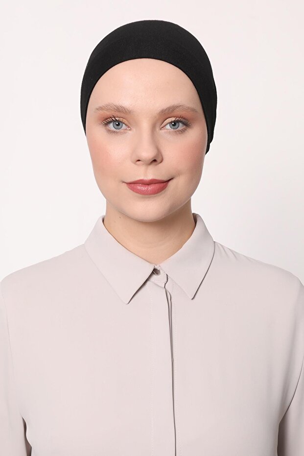 Siyah Battal Kalıp Bone - 3