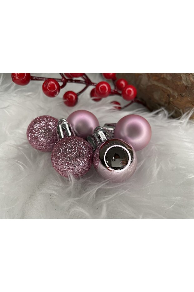 Коледна украса - Розово - 14