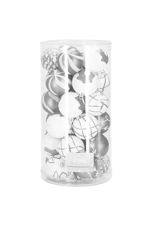Коледна украса - Сребристо - 1