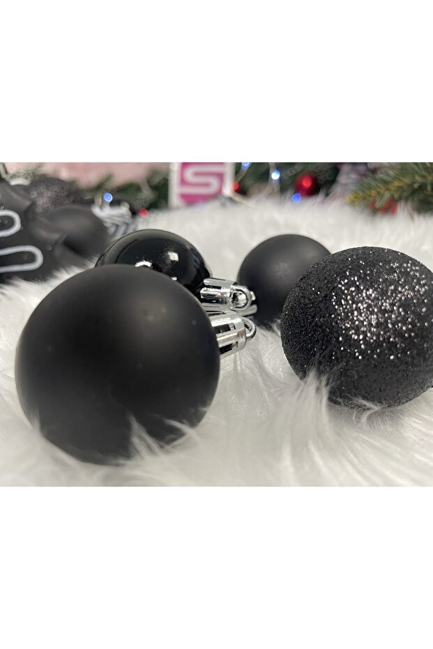 Коледна украса - Черно - 15