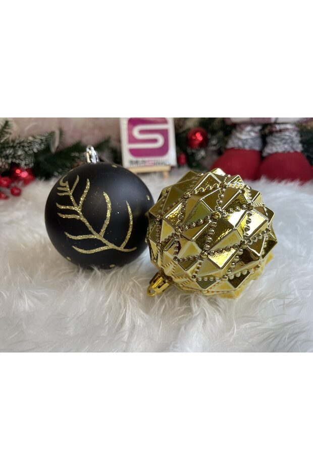 Коледна украса - Черно - 19