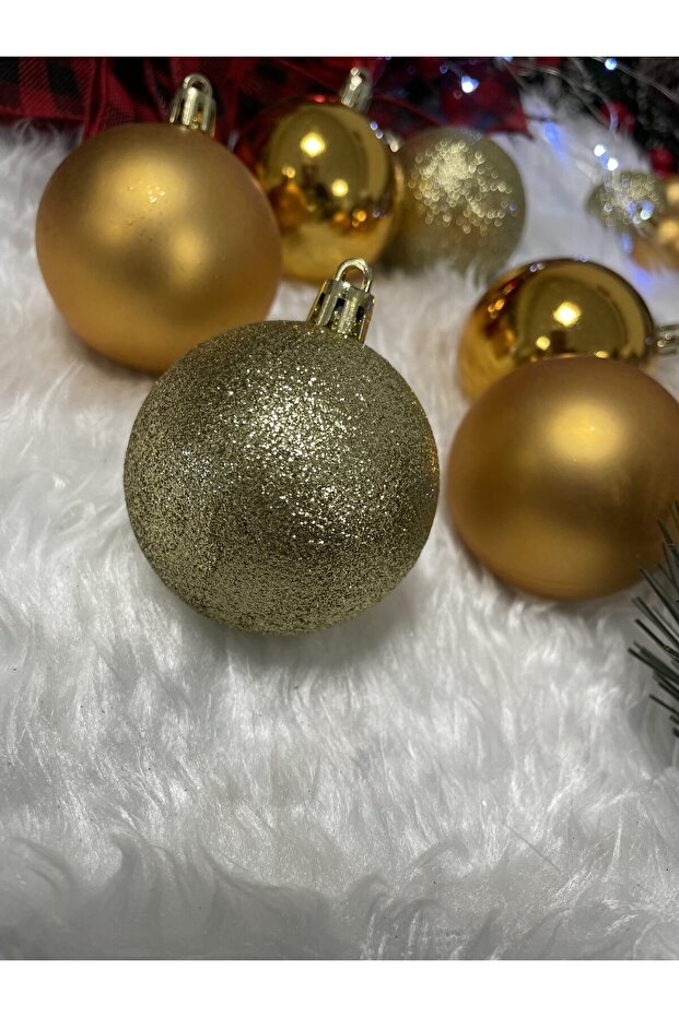 Коледна украса - Златисто - 12