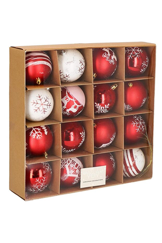 Коледна украса - Червено - 1