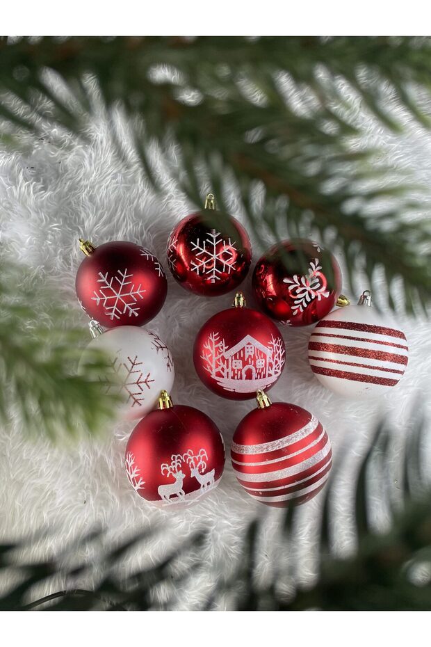 Коледна украса - Червено - 20