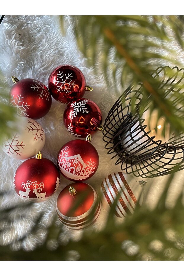 Коледна украса - Червено - 21