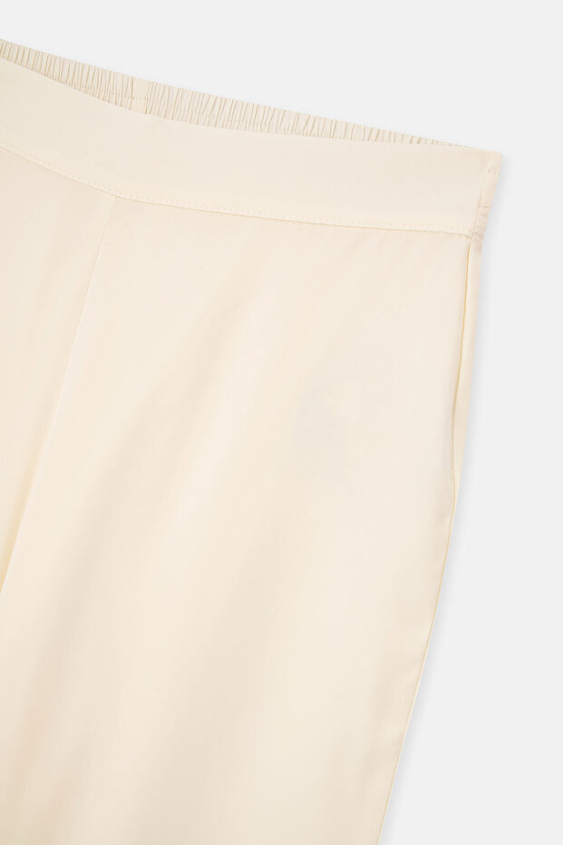 Off-White Satin Bride Pants - 3